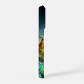 マジェスティックタイガースプラッシュ幻想の野生生物 iPhoneケース (右側面)