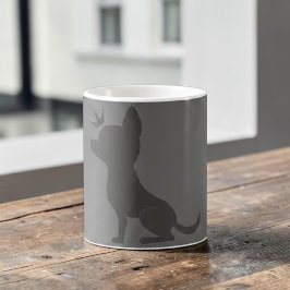 マジェスティックチワワクラウン、面白い犬好き コーヒーマグカップ