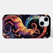 マジェスティックヤギ座のゾディアックアート Case-Mate iPhoneケース (裏面 (横))