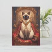 マジェスティックロイヤルシャム猫の肖像画 カード (スタンド正面)