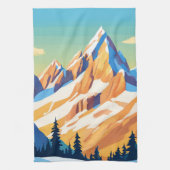 マジェスティック山脈 キッチンタオル (縦)