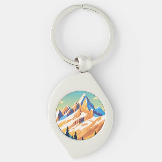 マジェスティック山脈 キーホルダー (正面)