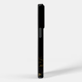 マジェスティック・ウィンター・スノーウィー・オウル・モノグラム・カスタムネーム Case-Mate iPhoneケース (裏面 / 右)