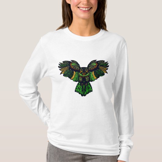 マジェスティック エメラルド オウル Tシャツ (正面)