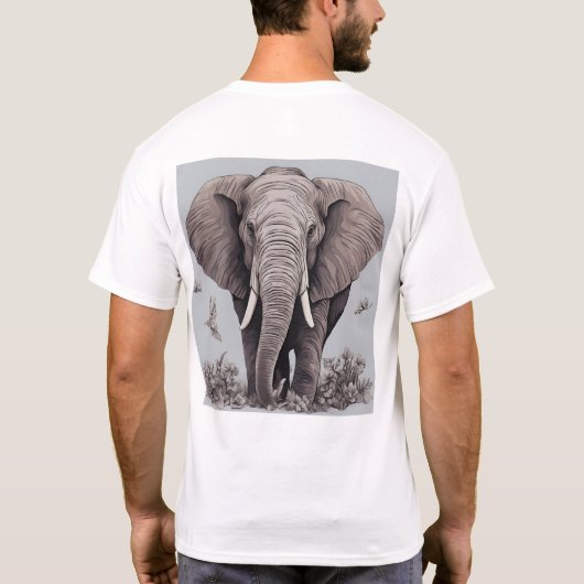 マジェスティック エレファントTシャツ Tシャツ (裏面)