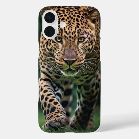 マジェスティック・ヒョウ・ジャングル・ワイルドライフポスター Case-Mate iPhoneケース (裏面)