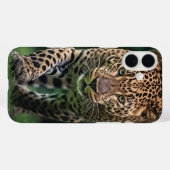 マジェスティック・ヒョウ・ジャングル・ワイルドライフポスター Case-Mate iPhoneケース (裏面 (横))