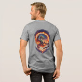 マジェスティック・ファイア・ドラゴン トライブレンドＴシャツ (フル背面)