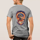 マジェスティック・ファイア・ドラゴン トライブレンドＴシャツ (裏面)