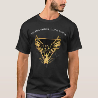 マジェスティック・ファルコン・ビジョン - "Higher Perspective" ジオメトリック Tシャツ