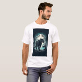 マジェスティック ブラックパンサー - 霧の森の散歩 Tシャツ (正面フル)