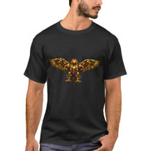マジェスティック メタリック ゴールデンイーグル グラフィックTシャツ