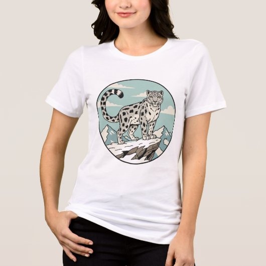 マジェスティック ユキヒョウ Tシャツ (正面)