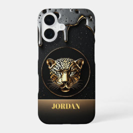 マジェスティック レオパード ゴールド デザイン 🐆 iPhone 16ケース