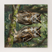 マジェスティック・ワシミミズクの森の止まり木 ジグソーパズル (横)