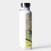 マジェランズシップVictoriaアンティークマップ太平洋海 ウォーターボトル (右面)