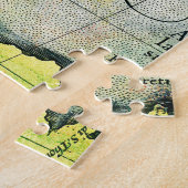 マジェランズシップVictoriaアンティークマップ太平洋海 ジグソーパズル (側面)