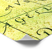 マジェランズシップVictoriaアンティークマップ太平洋海 ポスター (角)