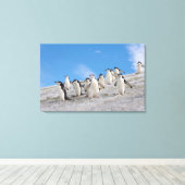 マジェランペンギン | Pygoscelis Antarctica キャンバスプリント (インサイチュ (ウッドフロア))