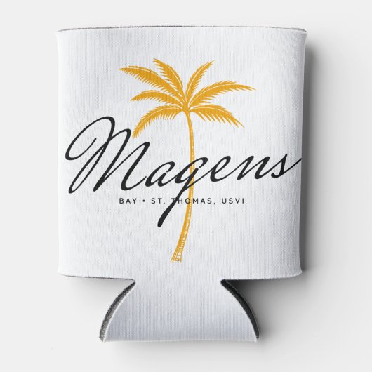 マジェンズベイセントトマスUSVIパームミニマルツリー 缶クーラー (正面)