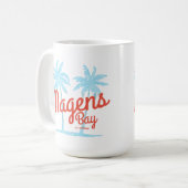 マジェンズベイセントトーマスUSVIヴィンテージサンゴレタリング コーヒーマグカップ (正面左)