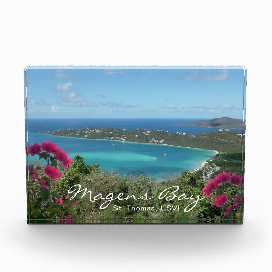 マジェンズベイセントトーマスUSVI熱帯ビーチ フォトブロック (正面)