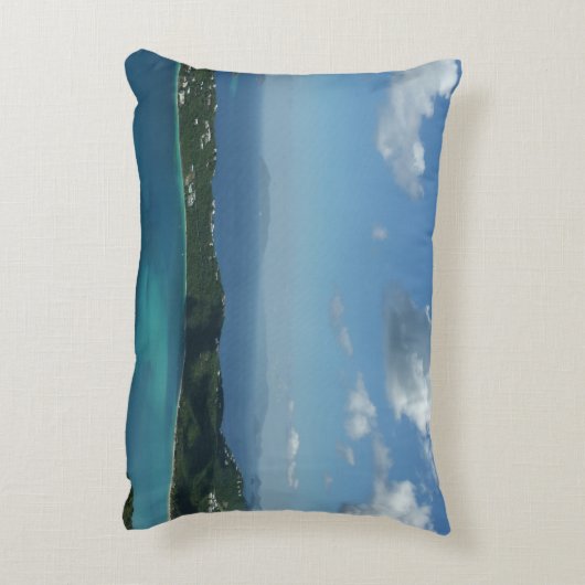 マジェンズベイ,セントトーマス美しい島のシーン アクセントクッション (裏面(縦))