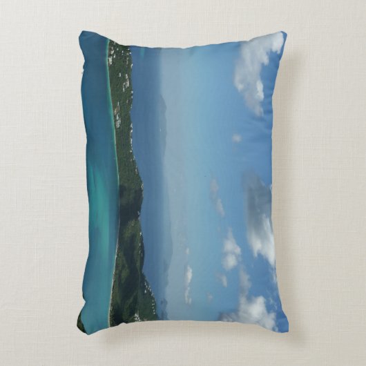 マジェンズベイ,セントトーマス美しい島のシーン アクセントクッション (正面(垂直))