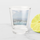 マジェンズベイ，セントトーマス美しい島のシーン ショットグラス (裏面)