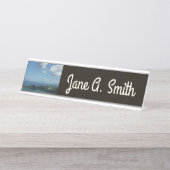 マジェンズベイ,セントトーマス美しい島のシーン デスクネームプレート (正面)