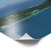 マジェンズベイ，セントトーマス美しい島のシーン フォトプリント            (角)