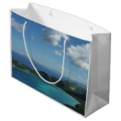 マジェンズベイ，セントトーマス美しい島のシーン ラージペーパーバッグ (裏面アングル)