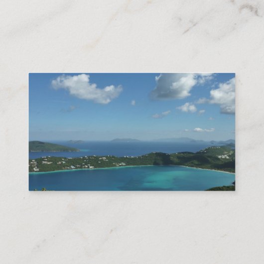 マジェンズベイ,セントトーマス美しい島のシーン 名刺 (裏面)