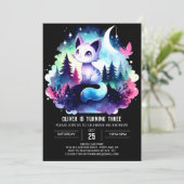 マジカルおもしろいキャット誕生日 招待状 (スタンド正面)