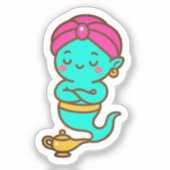 マジカルかわいいジン – ネオンスピリット シール (正面)