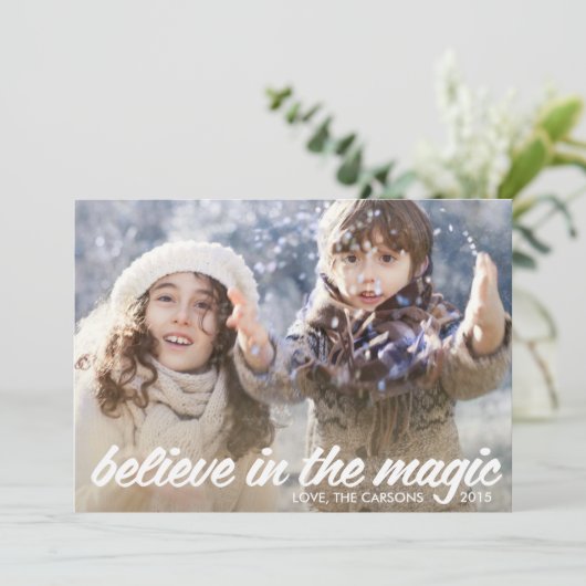 マジカルなホリデーカードを信じて シーズンカード (スタンド正面)
