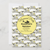 マジカルな人魚のパーティーに潜り込め！招待状 招待状 (正面)