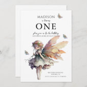 マジカルアニメフェアフェアリー5thバースデーパーティー 招待状 (正面/裏面)