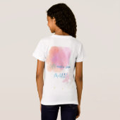 マジカルアヒルの子供Tシャツ | かわいい魔法 Tシャツ (裏面フル)