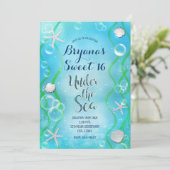 マジカルアンダーザシーティール(緑がかった色)ブルースウィート16 招待状 (スタンド正面)