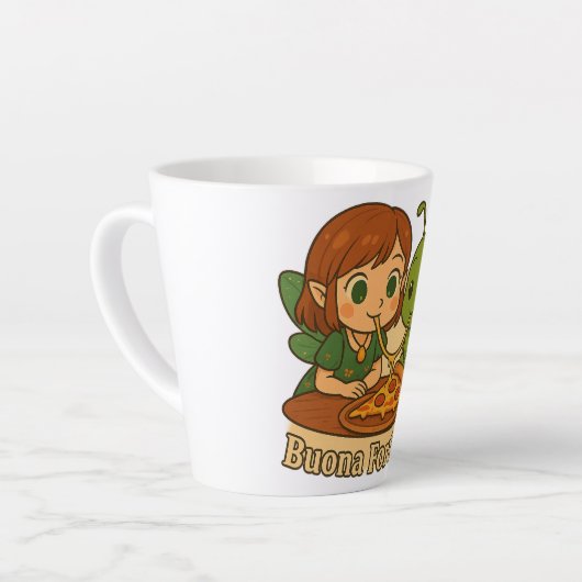 マジカルイタリアマグ – Tati & Gan Gan カフェラテマグ (左アングル)