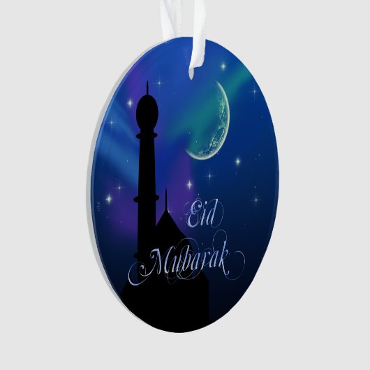 マジカルイードナイト – イスラムグリーティングオーナメント オーナメント (正面)