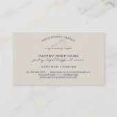 マジカルウィスクベーカリーの素朴なパティシエ 紫 名刺 (裏面)