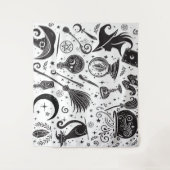 マジカルウィッチお洒落ウィッカ信者異教の タペストリー (正面)