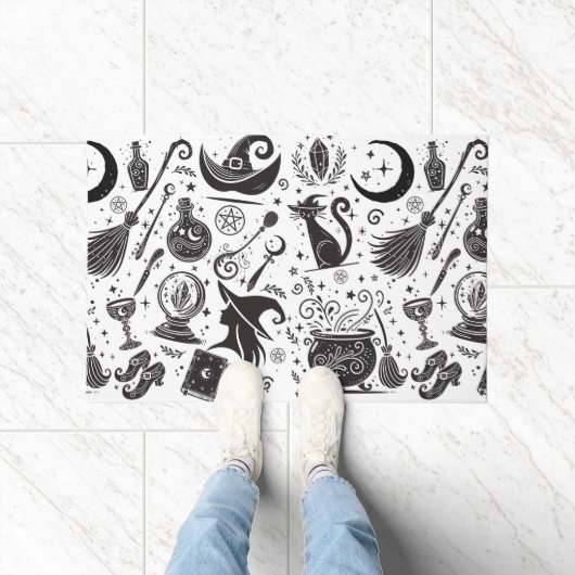 マジカルウィッチお洒落ウィッカ信者異教の ドアマット (室内)
