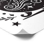 マジカルウィッチお洒落ウィッカ信者異教の ポスター (角)