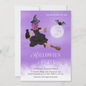 マジカルウィッチハローウィンパーティ 招待状 (正面)