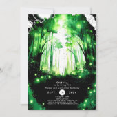 マジカルウィムシーウッドランド誕生日 招待状 (正面)