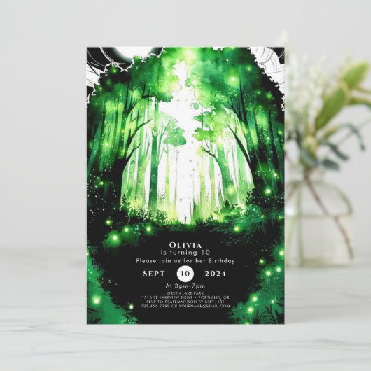 マジカルウィムシーウッドランド誕生日 招待状 (スタンド正面)