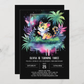 マジカルウィムシータイガー誕生日 招待状 (正面/裏面)